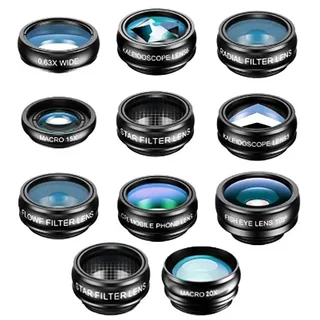 11 in 1 Mobile Photo Lens Filter Kit