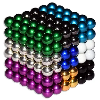 Neodymium Neocubes 216X 5mm magnetic balls 9 Colour magnet sphere buckyballs