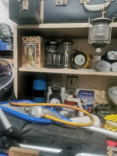 Large selection of camping, and diving equipment