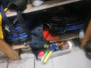 Large selection of camping, and diving equipment