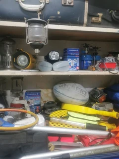 Large selection of camping, and diving equipment