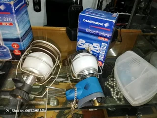 Camping stove light and other camping stuff