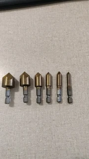 High Speed Steel Countersink Bit Set -6x bits