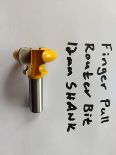 Router Bit- Finger Pull 12mm Shank - Brand New