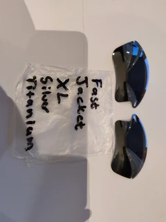 Fast Jacket XL Replacement Lenses- Silver Titanium
