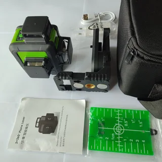 Crossline Laser 3x 360 Degree Crossline Laser (Green Beam) Brand New