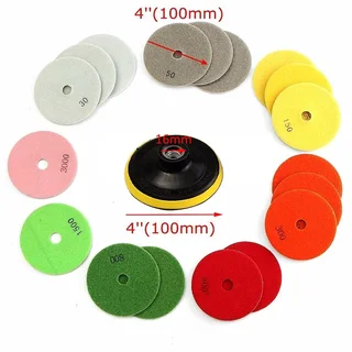 Diamond Polishing Pad Set - 10x Pieces