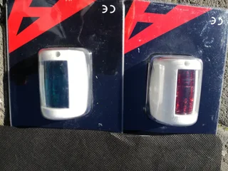 All boat lights, anchor lights and nav lights