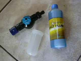 Salt away flush kit