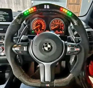 F Series Bmw Carbon Fiber Steering Wheel With Led F20/f22/f30/f32/f87/f80/f82