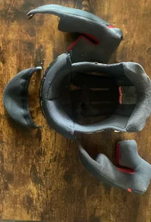 Shoei NXR cheek pads and top pad