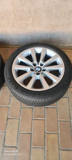 18"bmw F 10 Series Single Mag Rims Plus Tyr 235/245 45 18" With 70% Thread Remaining