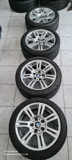 17"bmw Original Mag Rims Plus Runflat Tyres