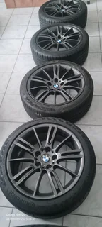 18"bmw Original Oem M Sport Mag Rims Plus Tyres