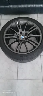 18&#34;BMW ORIGINAL OEM M SPORT MAG RIMS PLUS TYRES