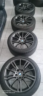 18&#34;BMW ORIGINAL OEM M SPORT MAG RIMS PLUS TYRES