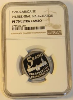 Rare Graded South African & Mandela Coins For Sale