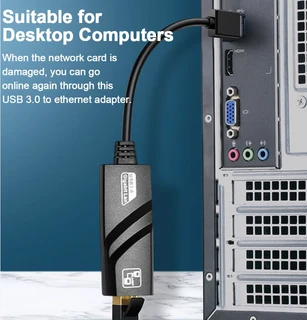 USB 3.0 to 10/100/1000 Mbps Gigabit Ethernet - USB to Ethernet / Rj45 Convertor