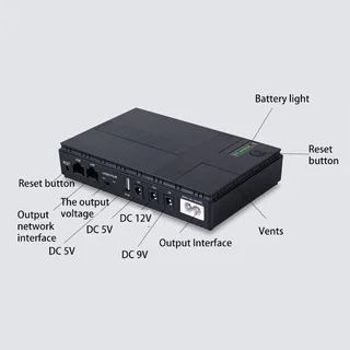 Mini DC UPS - 10400mAh Multi functional Network