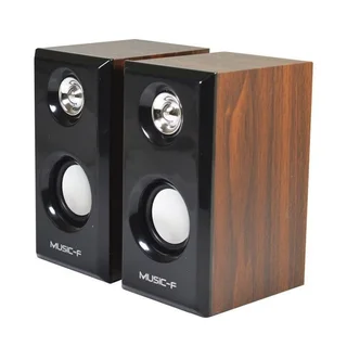 Music-F D-092 Mega Bass Wooden Speaker for R120