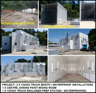 Spray paint, Shot blast/extraction/Auto Spray Lines/Paint cure-60% DEPOSIT-10 mths to pay-NATIONWIDE