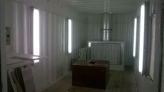 Area / Container conversion to Spray / Shot blast booth.