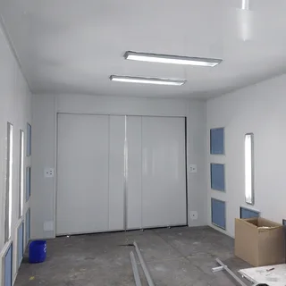 Local Made Spray booths for Large equip, Bus,Truck, aircraft, Agricultural equip. Spray lines.