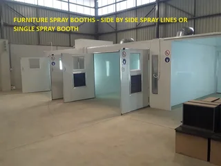 SPRAY BOOTH/SHOT BLAST/EXTRACTORS - LESS 20% 2025 EXCESS STOCK SPECIAL - nationwide installations