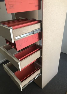 Bantex Foolscap Ref. 3470 Suspension folders x 125 Color Red