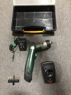 Bosch PSR 3,6V cordless rechargeable screwdriver
