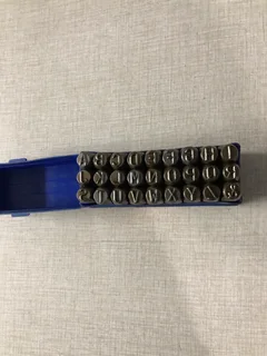 GROZ LP-8 Letter Punch Set stamp size 5/16” 8mm