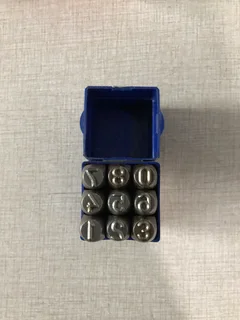GROZ NP-8 number punch set stamp size 5/16” 8mm
