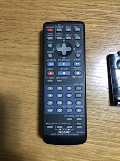 SHARP DPSS Video Cassette Recorder remote control