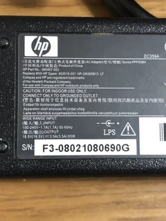 Original HP AC Adapter DC359A HP Part number 380467-003