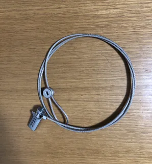 Computer security cable with combination lock