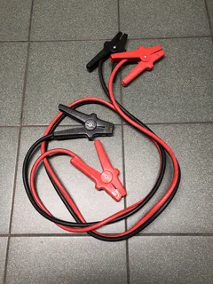 Set of battery jumper cables