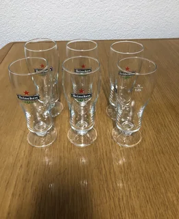 Heineken beer glasses 250ml