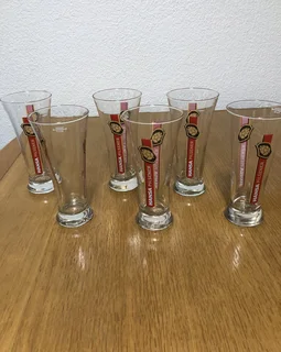 Hansa Pilsener beer glasses 500ml