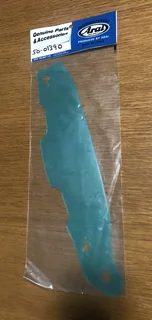 Original Arai helmet visor tear offs