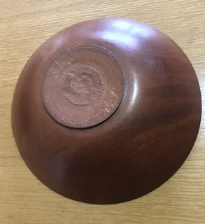 Solid wood bowl new never used