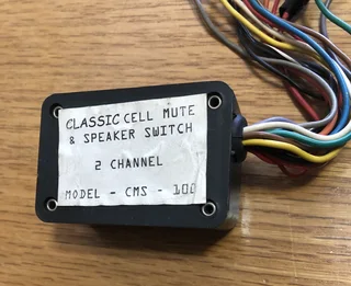 Classic cellphone mute &amp; speaker switch 2 channel