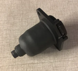 Trailer lights mounted plug European type