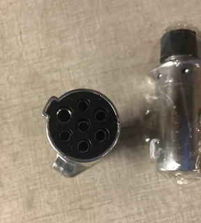 2 x Trailer lights plug European type 12v or 24v