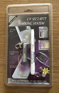 UV Security marking system pen