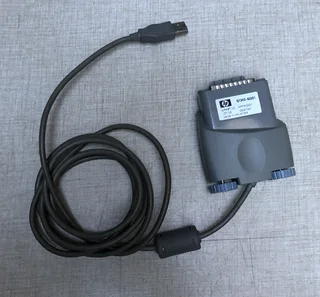 HP APFM-0001 parallel to USB cable adapter HP Q1342-60001