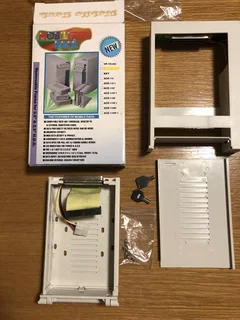 Removable frame for 3.5” 2.5” hard drives Lockable including keys