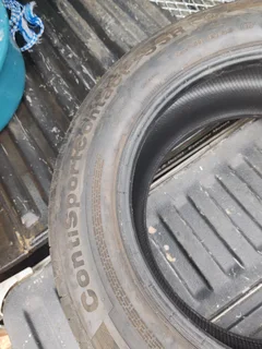 Two Continental Run flat tyres