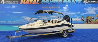 SENSATION 1450 SPORT ON TRAILER 90 HP MERCURY FINANCE ARRANGED