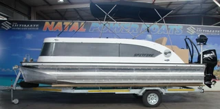 Spitfire 6520 Pontoon Boat On Trailer 140 Hp Suzuki 4 Stroke Dbw Finance Arranged 2024 Model