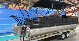 WATERMARK 7500 AL TRITOON ON TRAILER VARIOUS MOTOR OPTIONS AVAILABLE